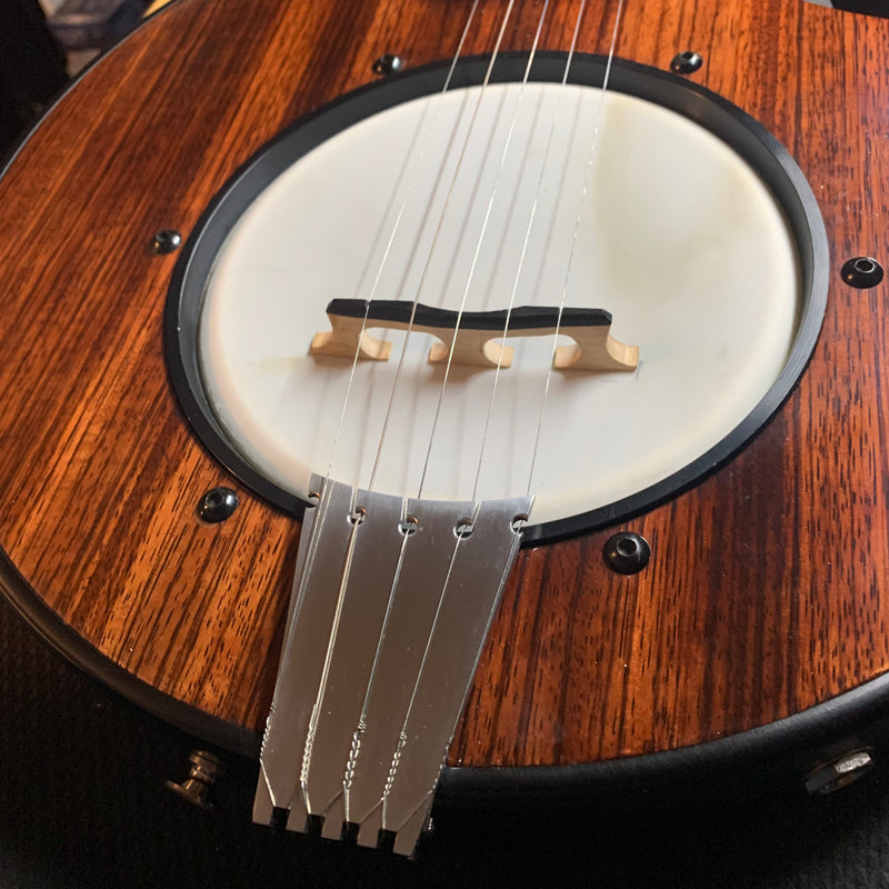 Used Nechille Meteor Electric Banjo w/ Case - Rosewood