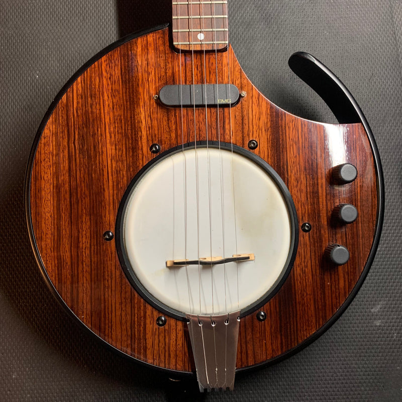 Used Nechille Meteor Electric Banjo w/ Case - Rosewood