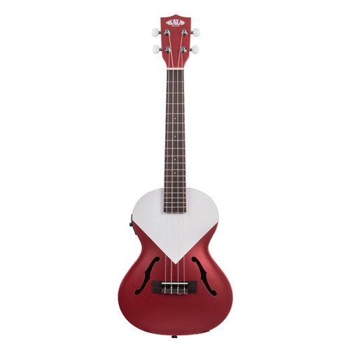 Kala Archtop Tenor Acoustic Electric Ukulele - Chicago Red