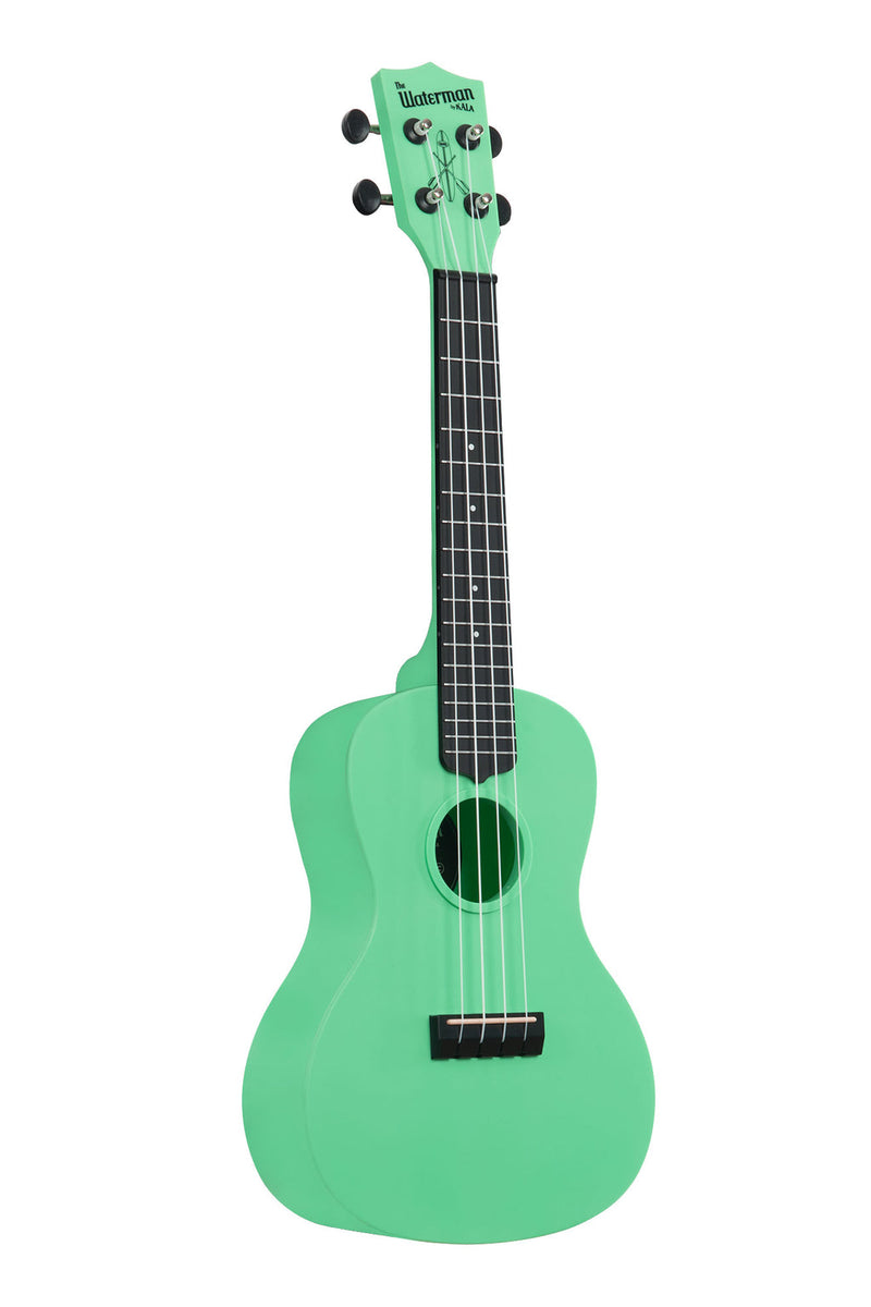 Kala Waterman Concert Ukulele w/ Bag - Seafoam Green