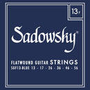 Sadowsky Blue Label Flatwound Stainless Steel Guitar Strings - 13-56