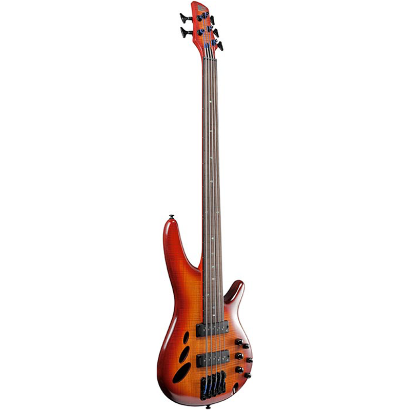 Ibanez SRD905F 5-String Fretless Bass - Brown Topaz Burst Low Gloss