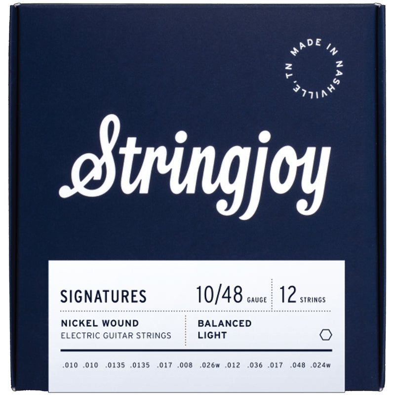 Stringjoy Signatures Electric Strings - 12-String Balanced Light (10-48)