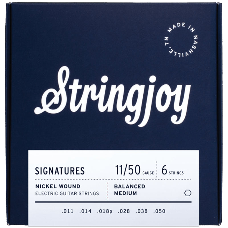 Stringjoy Signatures Electric Guitar Strings - Balanced Medium (11-50)