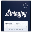 Stringjoy Signatures Electric Guitar Strings - Balanced Super Light (9-42)