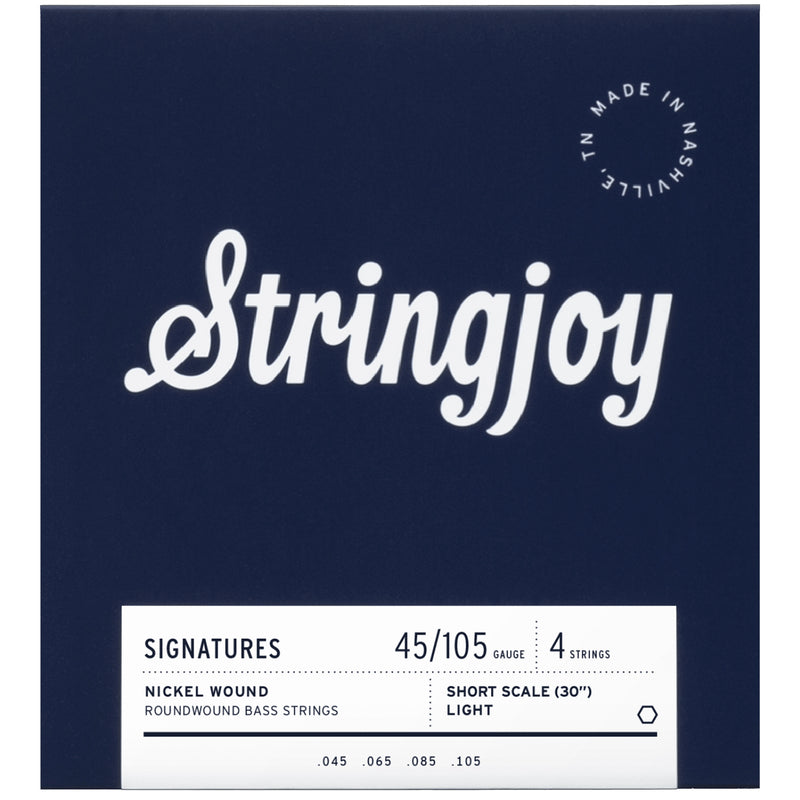 Stringjoy Signatures Short Scale Bass Strings - Light (45-105)