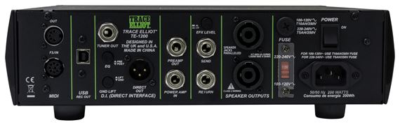 Trace Elliot TE-1200 1200w Bass Head Amp