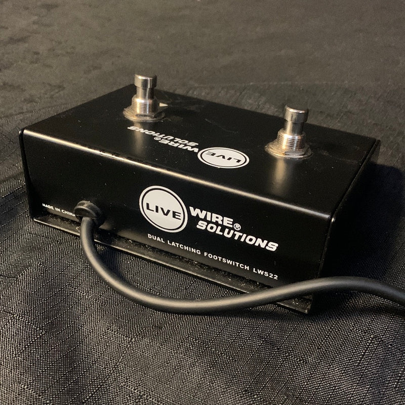 Used Livewire LWS22 Dual Latching Footswitch 072423