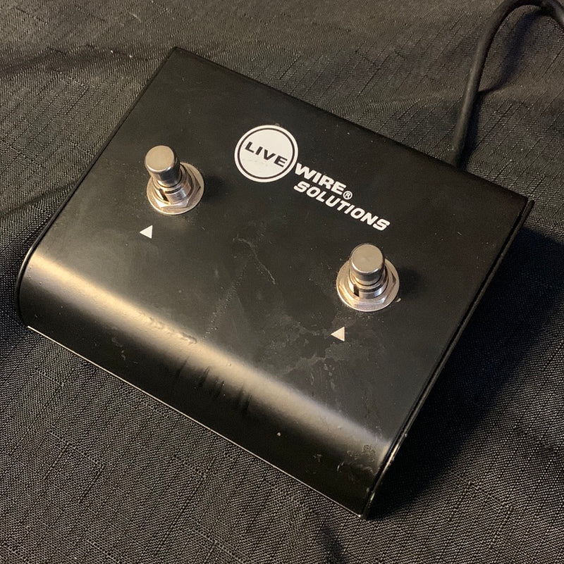 Used Livewire LWS22 Dual Latching Footswitch 072423