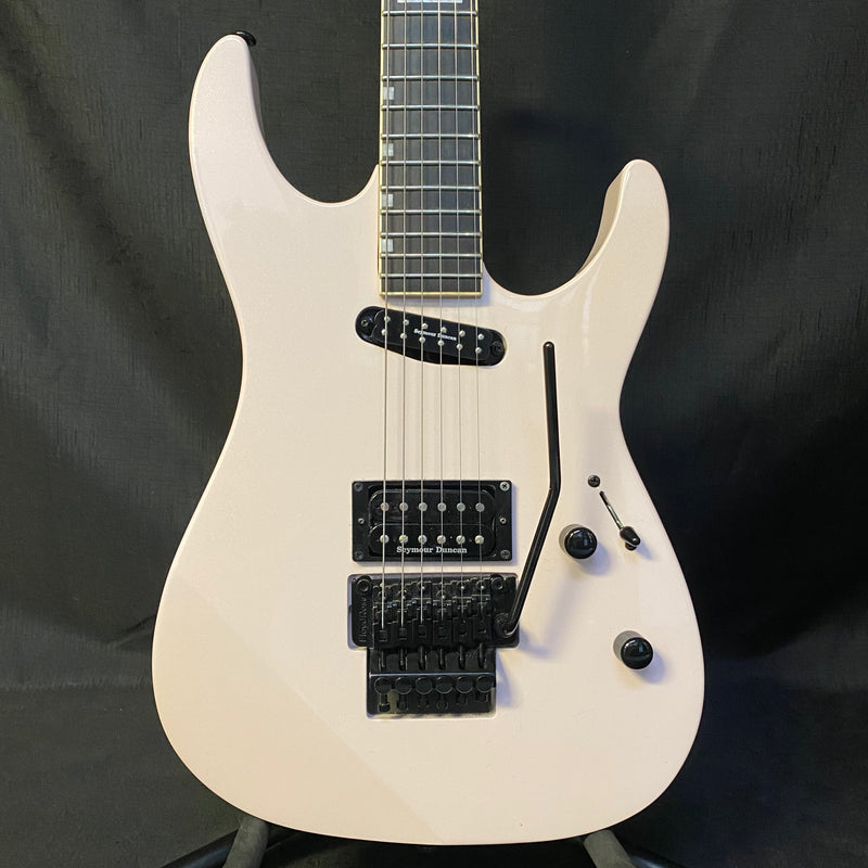 Used ESP LTD Mirage Deluxe 87 Electric Guitar w/ Bag - Pearl Pink 071923