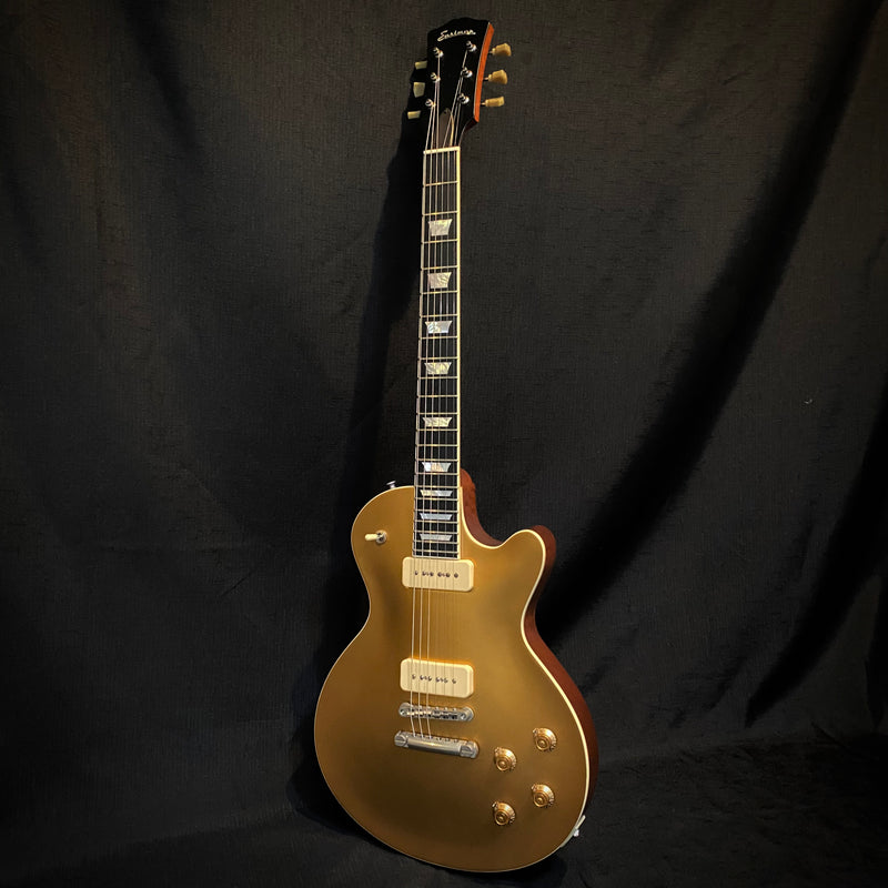 Eastman SB56/n-GD Vintage Nitro Solid Body Electric Guitar - Goldtop