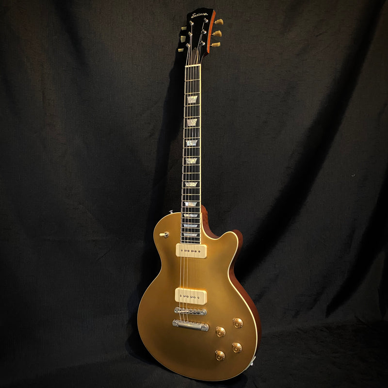 Eastman SB56/n-GD Vintage Nitro Solid Body Electric Guitar - Goldtop