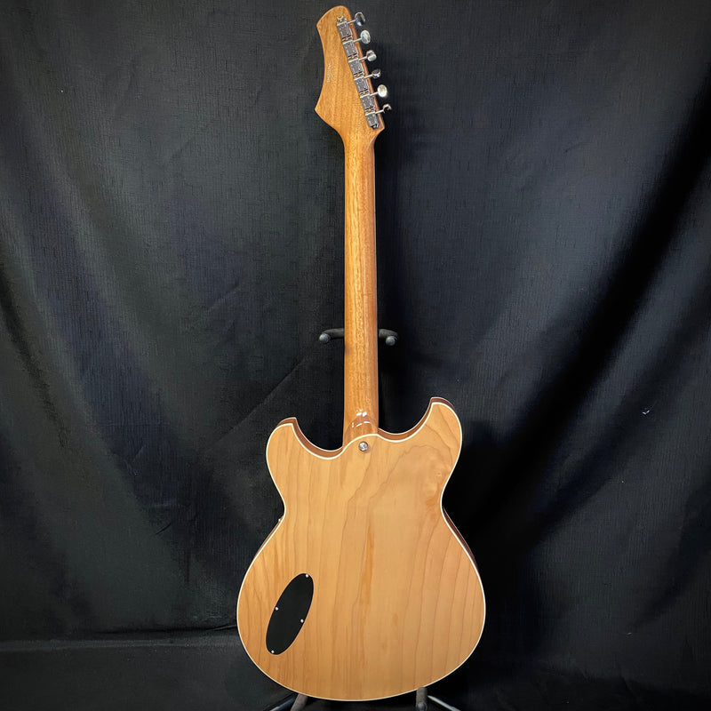 Used Rivolta Regata VII Semi-Hollow Body Electric Guitar w/ Bag - Acero Glow 070823