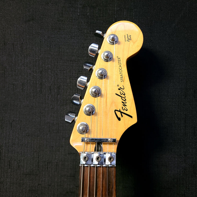 Used Fender Standard Stratocaster HSS w/ Locking Tremolo w/ Bag - Arctic White 030924