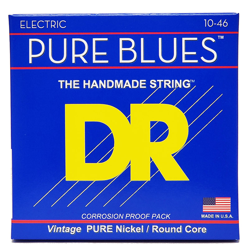 DR Pure Blues Nickel Guitar Strings - 10-46