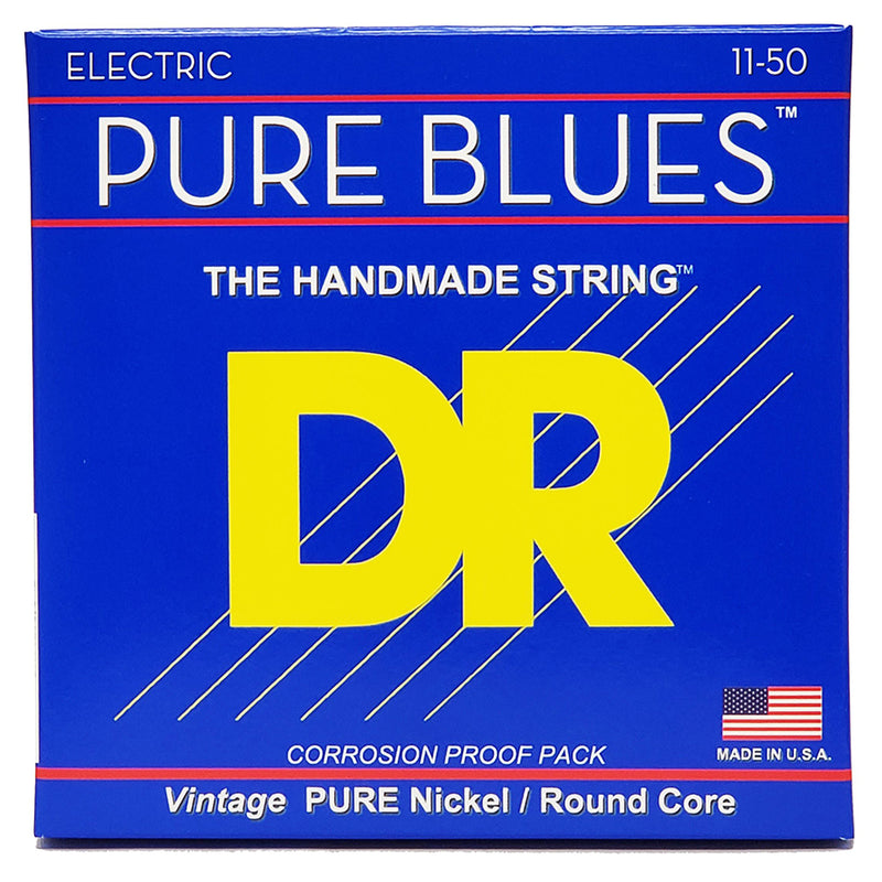 DR Pure Blues Nickel Guitar Strings - 11-50