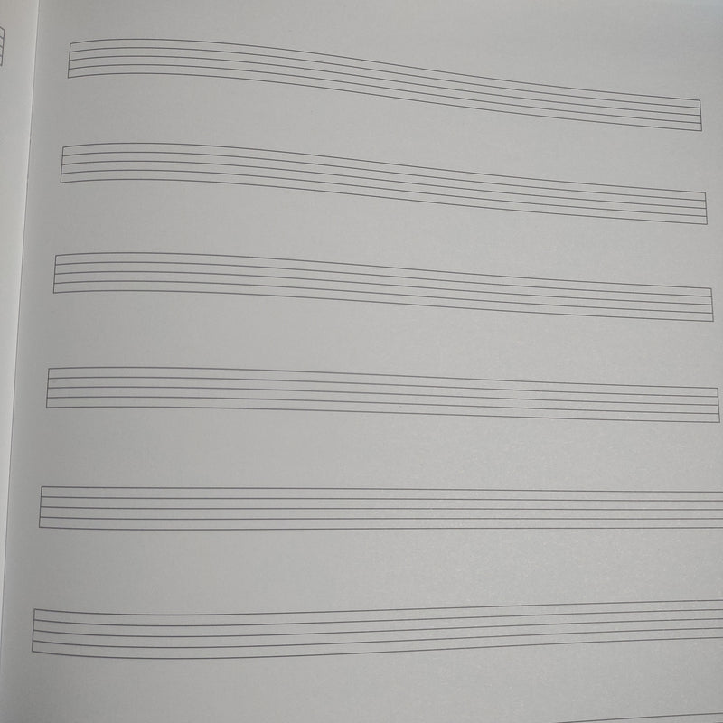 Ernie Ball Music Staff Blank Writing / Transcription Paper