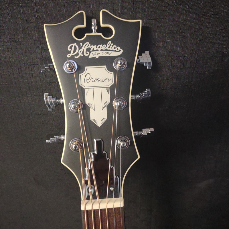 D'Angelico Premier Tammany LS Acoustic Guitar - Natural Mahogany