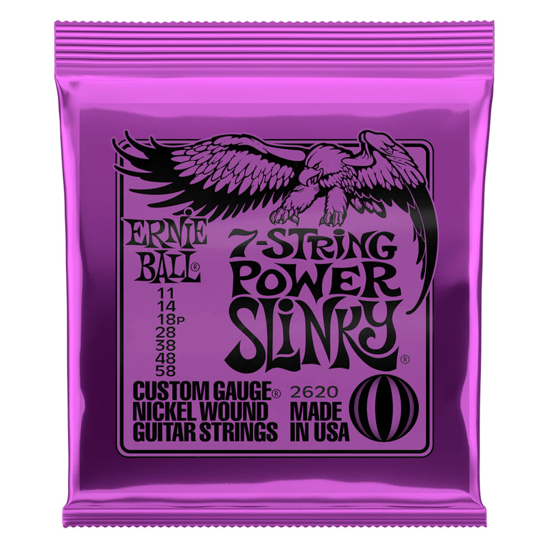 Ernie Ball Power Slinky 7- String Nickel Wound Electric Guitar Strings