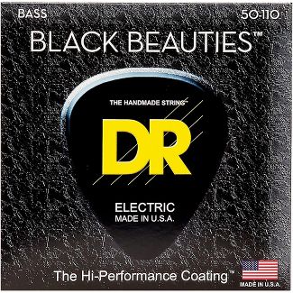 DR Strings BKB-50 Black Beauties Bass Strings 50-110