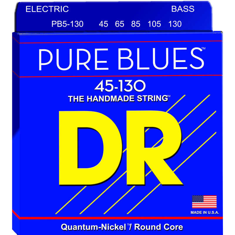 DR Pure Blues 5-String Electric Bass Strings - 45-130