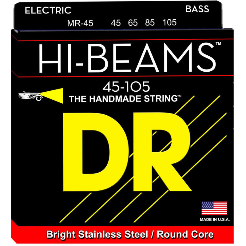 DR Hi Beams Electric Bass Strings 45-105 Long Scale