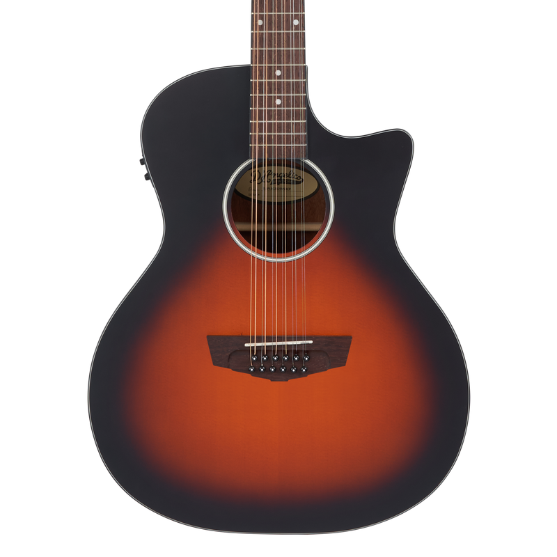 D'Angelico Premier Fulton LS 12-String Acoustic Guitar - Satin Vintage Sunburst