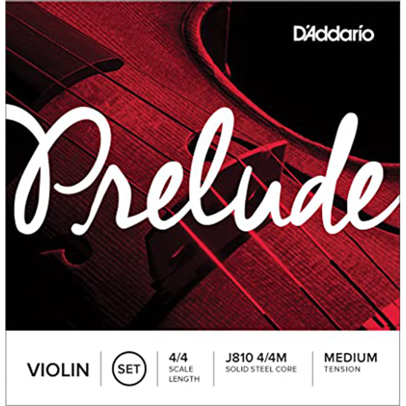 D'Addario Prelude Violin String Set - 4/4 - Medium Tension