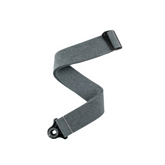 D'Addario Auto Locking Guitar Strap - Skater Grey