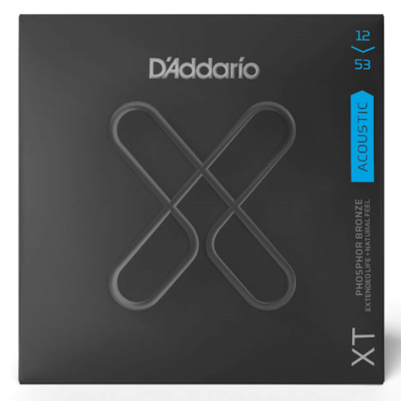 D'Addario XT Phosphor Bronze Acoustic Guitar Strings - Light 12-53