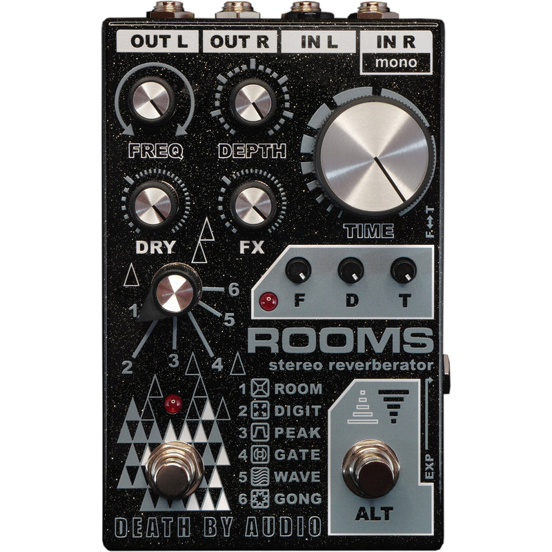 Death By Audio Rooms Stereo Reverb Pedal