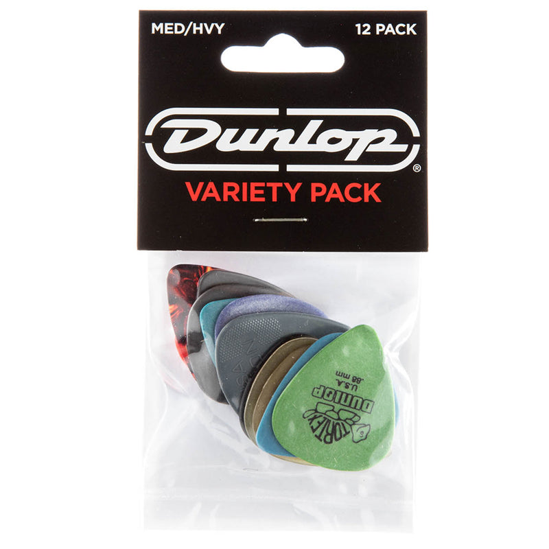 Dunlop Player Pack Variety Guitar Picks - Medium / Heavy (12pk)