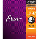 Elixir Strings - Acoustic Phosphor Bronze with Nanoweb Coating - Extra Light
