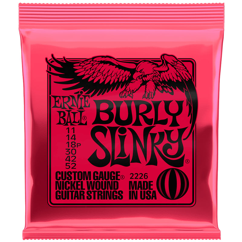 Ernie Ball Burly Slinky Nickel Wound Electric Guitar Strings