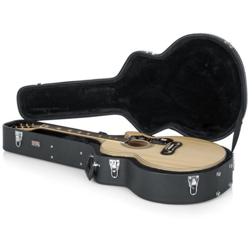 Gator Deluxe Wood Case - Jumbo Acoustic Guitar
