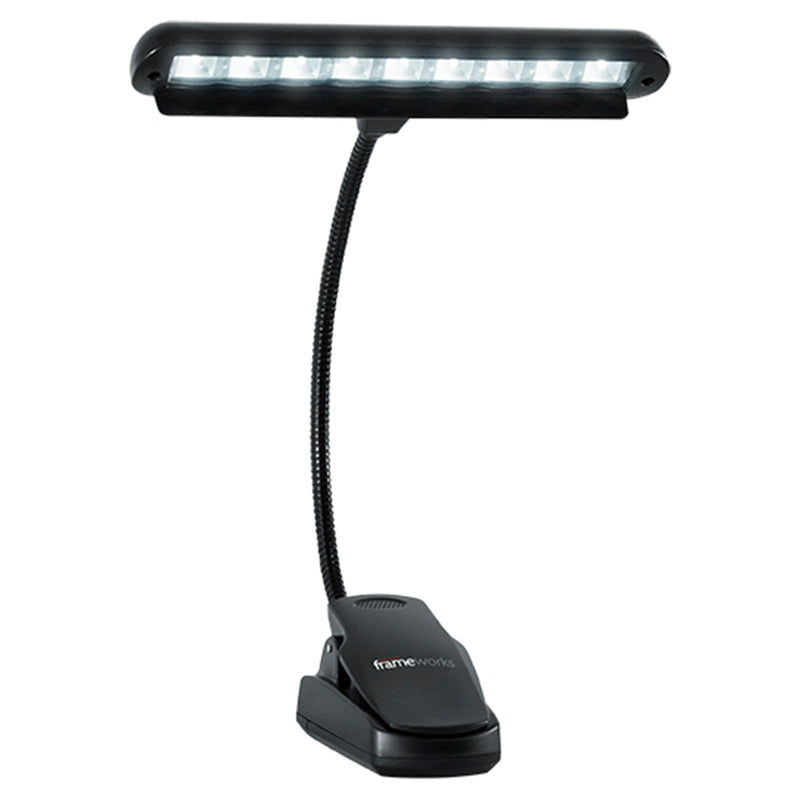 Gator Frameworks Clip-On LED Music Lamp w/ Adjustable Neck