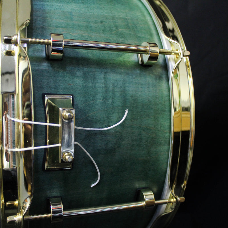 Snurf Drums Custom Maple 14" x 6.5" Snare Drum - Satin Emerald