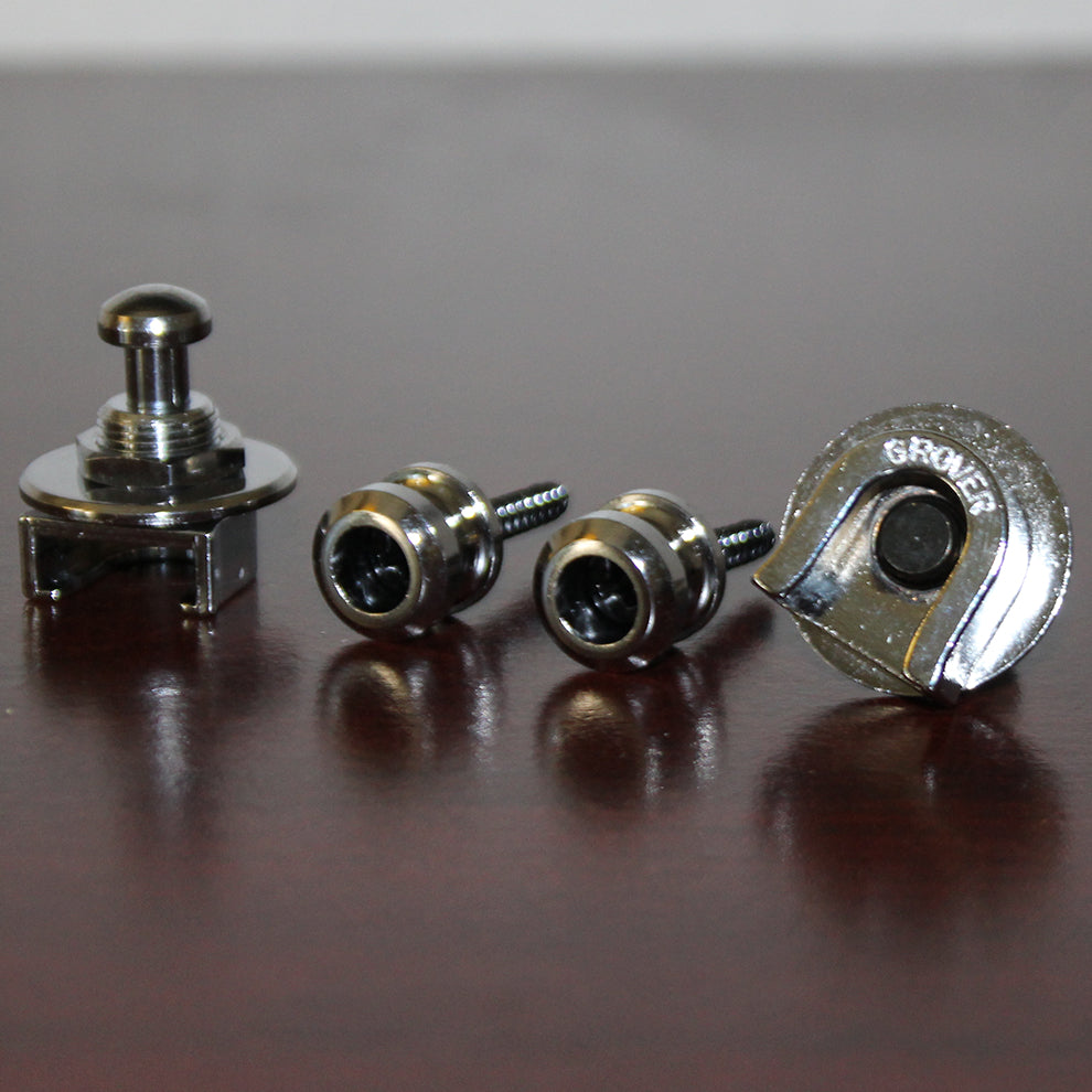Grover Strap Lock Nickel