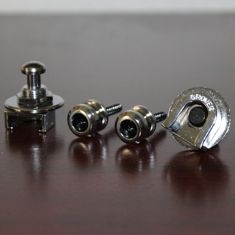 Grover Quick Release Strap Locks - Nickel
