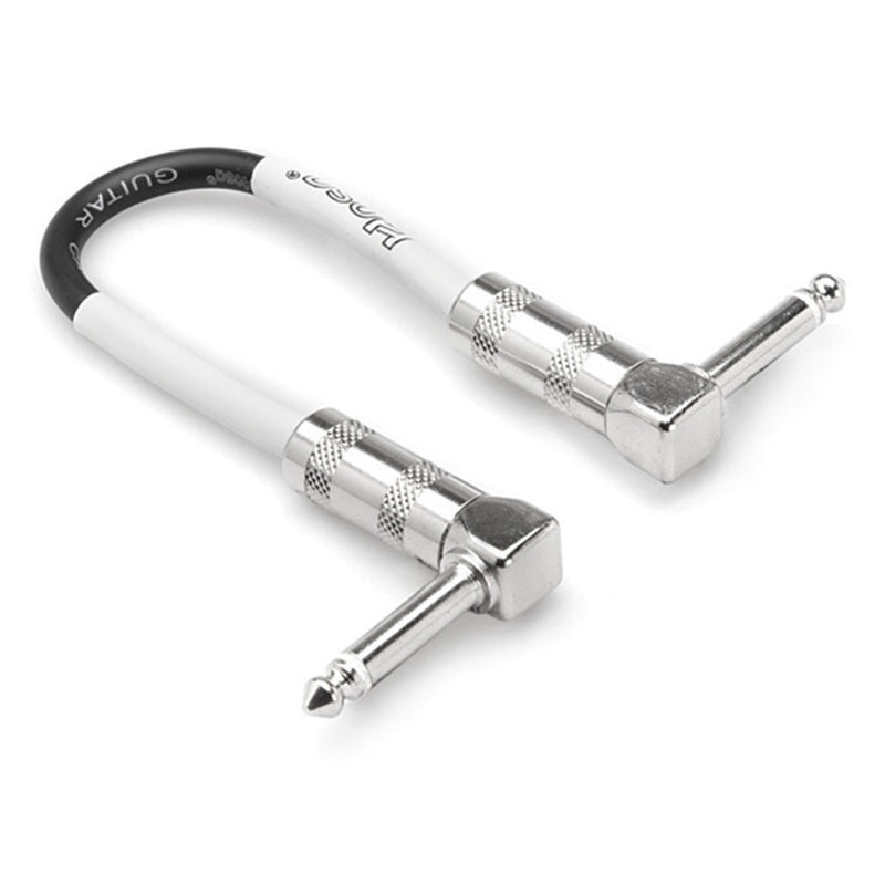 Hosa Right Angle Standard Guitar Patch Cable - 6 in.