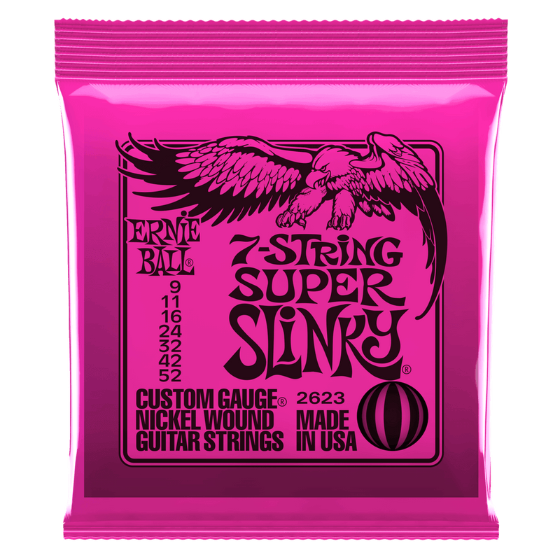 Ernie Ball 7-String Super Slinky Nickel Wound Electric Guitar Strings