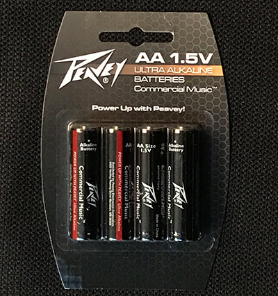 Peavey AA Batteries - 4 Pack