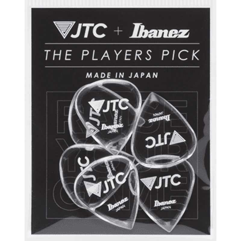 Ibanez PJTC1 Players Picks 2.5mm Tritan Guitar Picks (6-Pack) - Clear