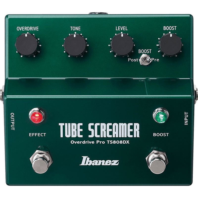 Ibanez TS808DX Tube Screamer Overdrive Pro w/ Boost Pedal