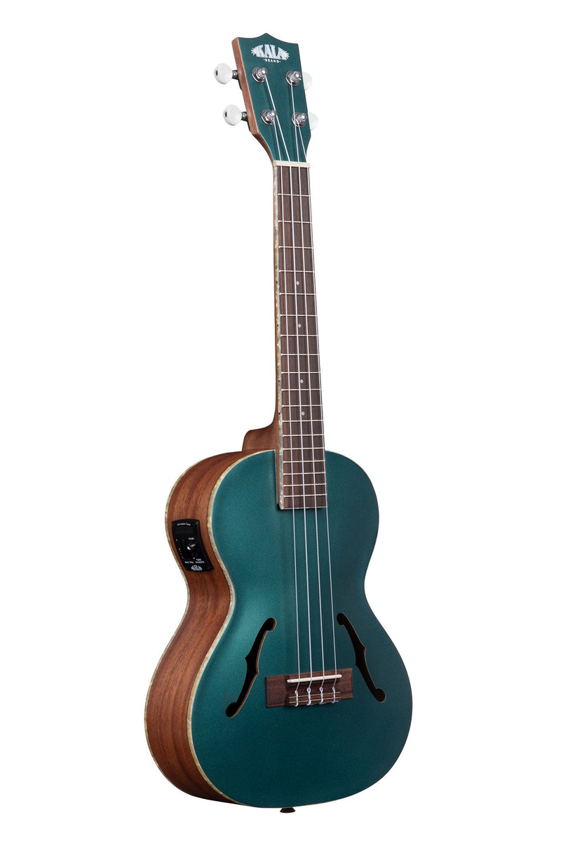 Kala Archtop Tenor Acoustic Electric Ukulele - Brooklyn Green
