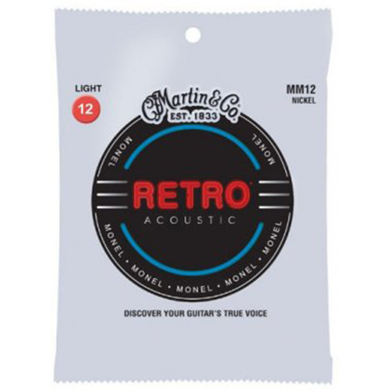 Martin Retro Acoustic Guitar Strings - Light (12-54)