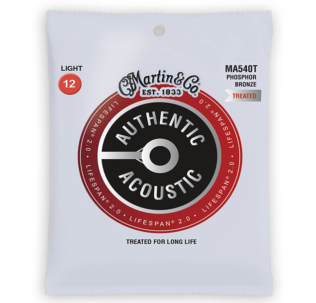 Martin Lifespan 2.0 Treated Acoustic Guitar Strings - Light - 12-54