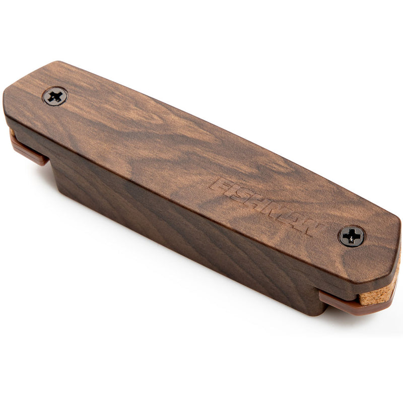 Fishman Neo-D Magnetic Acoustic Pickup Single Coil - Woodgrain