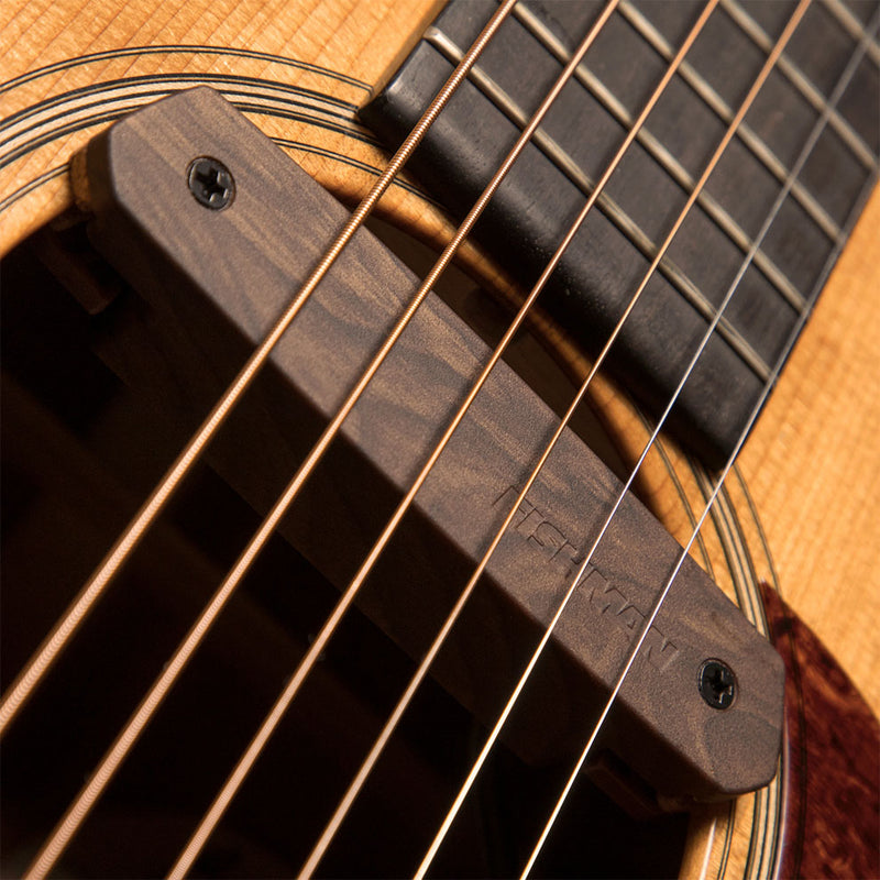 Fishman Neo-D Magnetic Acoustic Pickup Single Coil - Woodgrain