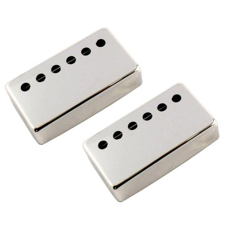 Allparts 50mm Humbucker Pickup Cover Set of 2 - Nickel